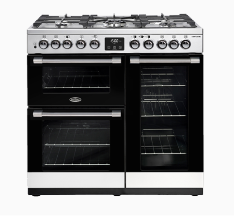 Belling BCC900DFSS 90cm CookCentre Deluxe Dual Fuel Freestanding Cooker – Stainless Steel