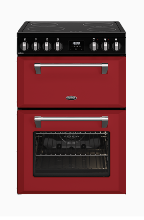 Belling BMR60DOINDCHR 60cm Colour Boutique Mini Richmond Induction Freestanding Cooker – Chilli Red
