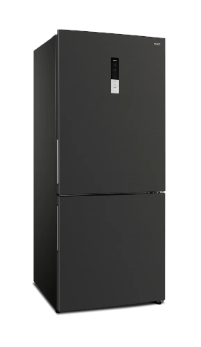 CHiQ CBM395NBS6E 396L Bottom Mount Fridge Black Steel Refrigerator