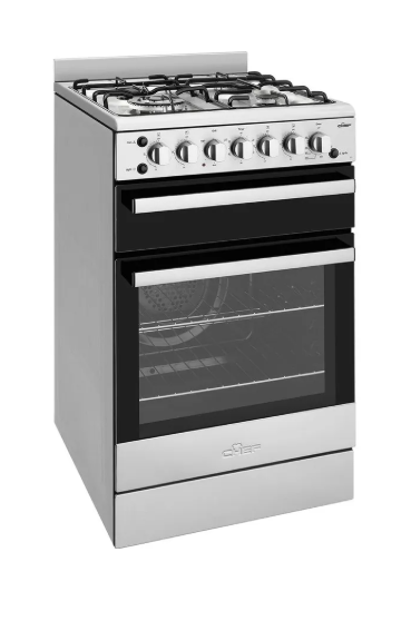 Chef CFG517SCH 54cm Stainless Steel Freestanding Cooker