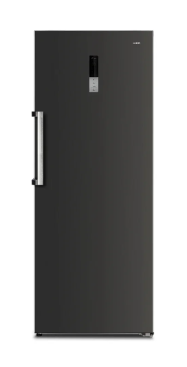 CHiQ CSH379NBSR3 380L Hybrid Vertical Freezer Right Hinge Black Steel Freezer OR Fridge Hybrid