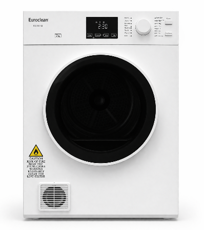 Euroclean ECDRY7KG 7kg Vented Dryer White