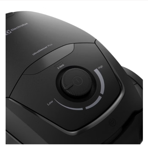 Electrolux EFB71113EB UltraSilencer Plus Canister Bagged Vacuum Cleaner – Ebony Black