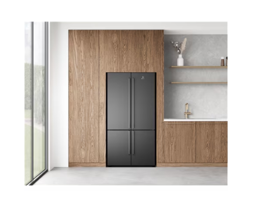 Electrolux EQE5607BA 562L UltimateTaste 700 quad door fridge - Matte charcoal black