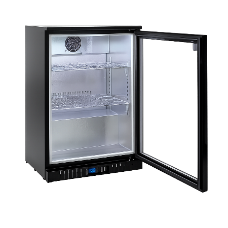 Eurotag EU-140HC 121L Back Bar Display Fridge – Black