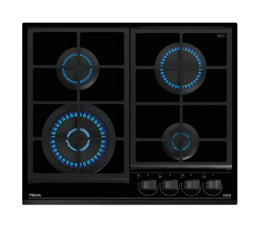 Teka GSC64320SBNIX 60cm Gas Cooktop with Wok Burner - Cooktops