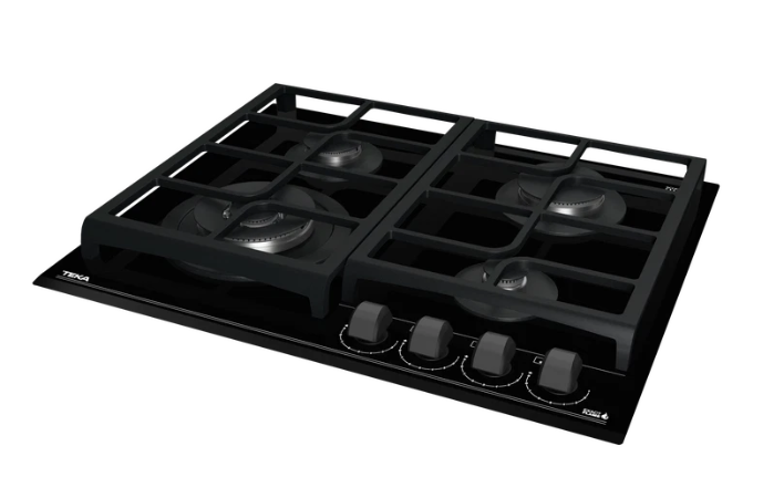 Teka GSC64320SBNIX 60cm Gas Cooktop with Wok Burner - Cooktops