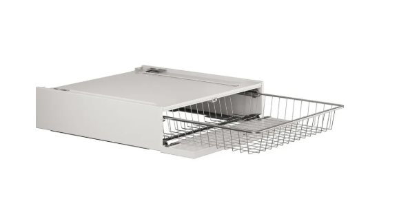ASKO HB150W Hidden Helpers™ Pull-Out Laundry Basket & Stacking Kit – White