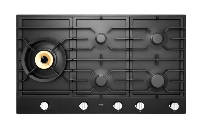 ASKO HG1986AD 90cm Gas Cooktop – Graphite Black