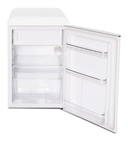 Husky HUSRET135WHHU 118L Retro Style Bar Fridge with Freezer – White