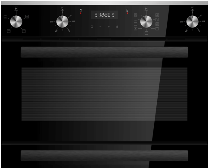 Inalto ID06013T 60cm 13 Function Double Oven Built in Ovens