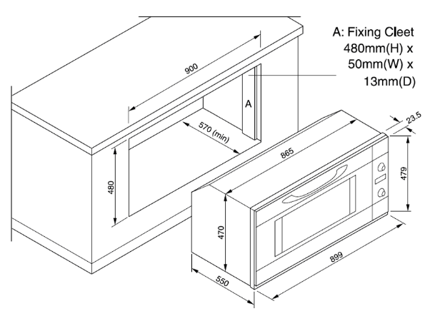 Technika T948SS-5 900mm Electric Oven