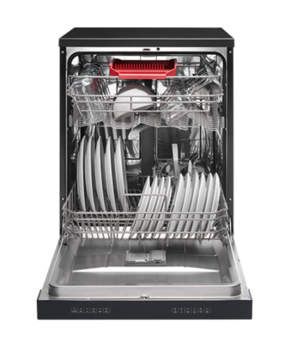 Technika TGDW6BK-2 60cm Freestanding Dishwasher – Black Stainless Steel