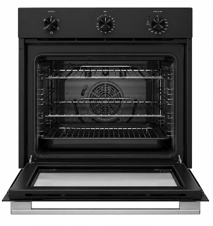 Technika TGO65X 60cm Built-In Multifunction Oven – Stainless Steel & Black Glass