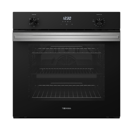 Technika TO605TX 60cm Built-In Multifunction Oven – Stainless Steel & Black Glass