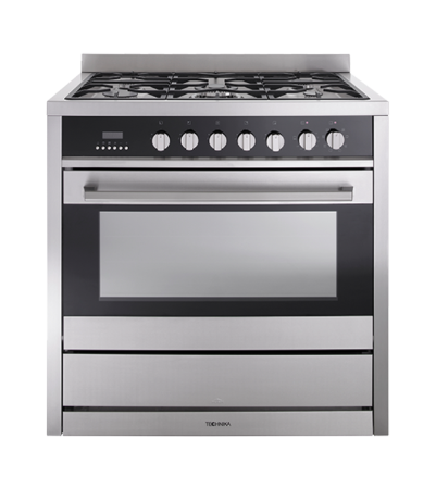 Technika TU950TLES 90cm Dual Fuel Freestanding Cooker – Stainless Steel