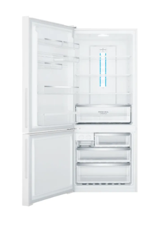 Westinghouse WBE4302WCL 425L bottom freezer fridge White