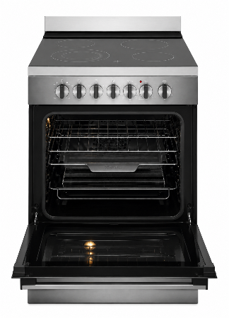 Westinghouse WFE646DSCB 60cm Freestanding Electric Oven with Ceramic Cooktop – Dark Stainless Steel