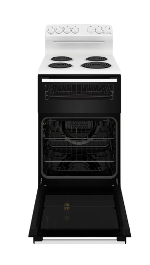 Westinghouse WLE522WC 54cm freestanding electric oven and coil cooktop white Freestanding Oven