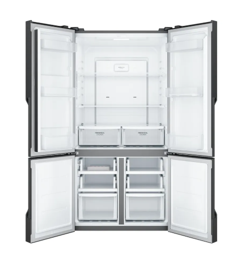 Westinghouse WQE5700BD 564L Quad Door Fridge – Matte Charcoal Black