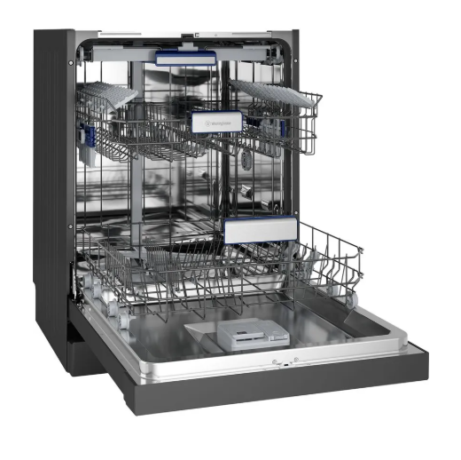 Westinghouse WSF6608KXB 60cm Dark Stainless Steel 15 Place Freestanding Dishwasher Dishwasher