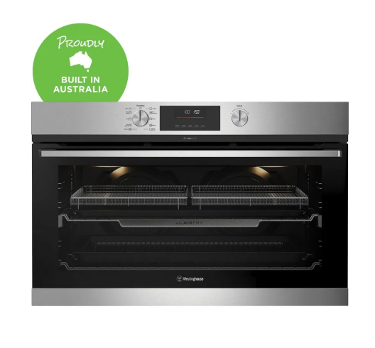Westinghouse WVEP9716SD 90cm multi-function 10 pyrolytic oven with AirFry, stainless steel