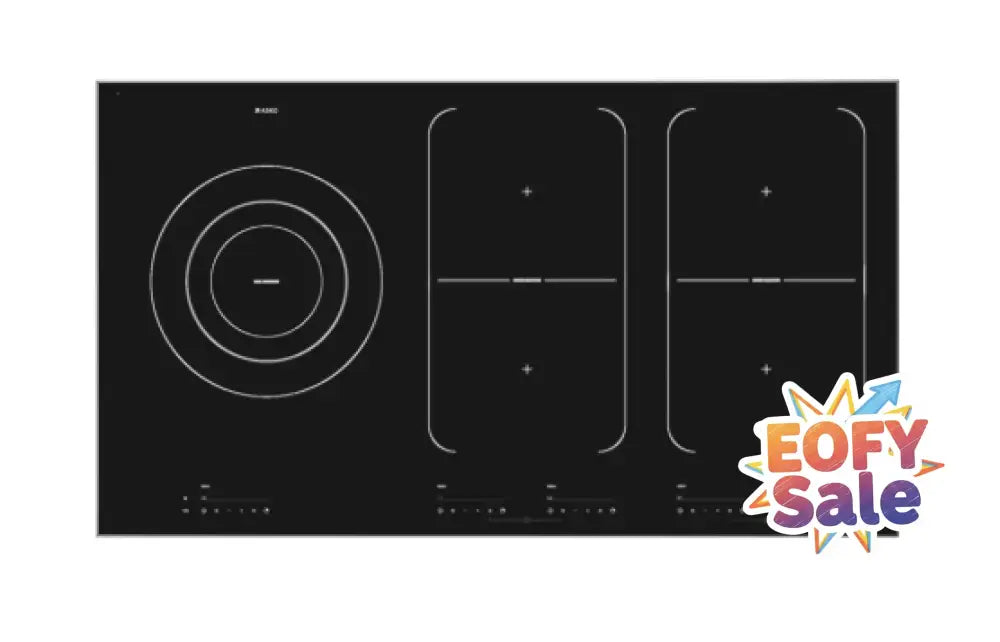ASKO HI1975G 90cm Induction Cooktop - Black Ceramic Glass - Cooktops