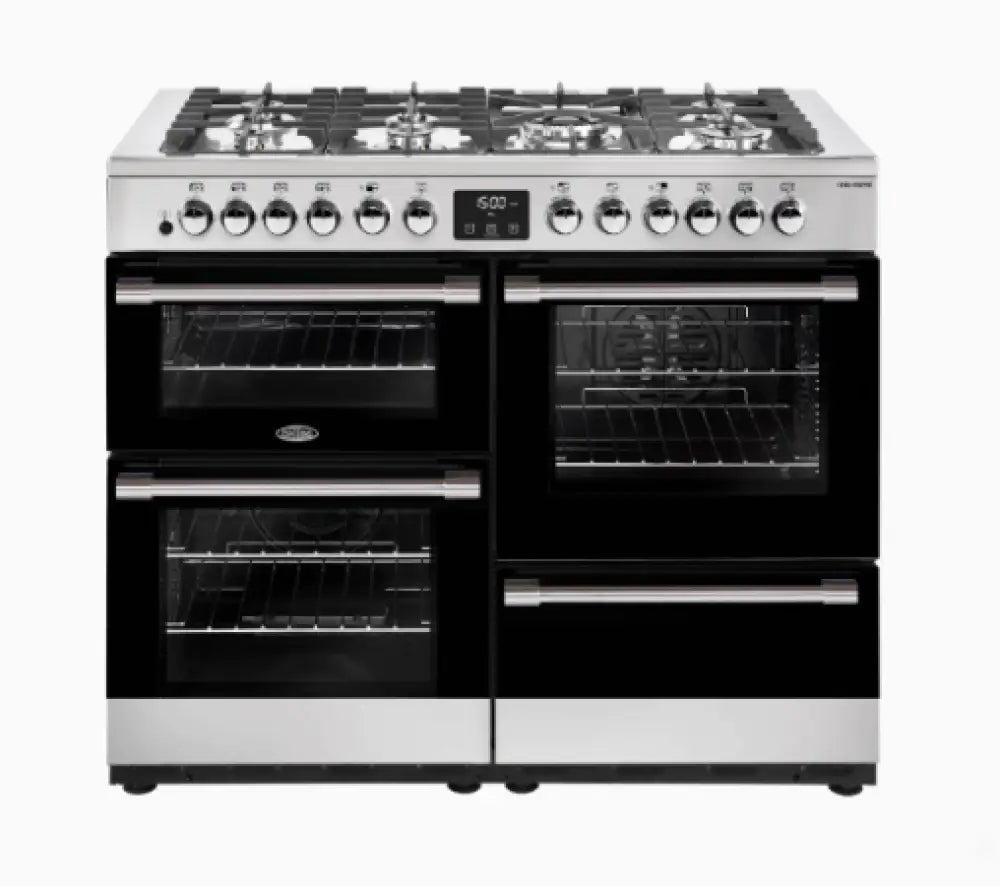 Belling BCC1100DFSS 110cm CookCentre Deluxe Dual Fuel Freestanding Cooker – Stainless Steel - Freestanding Oven