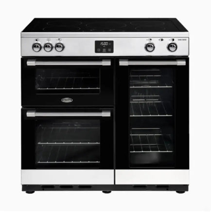 Belling BCC900ISS 90cm CookCentre Deluxe Induction Freestanding Cooker – Stainless Steel - Freestanding Oven