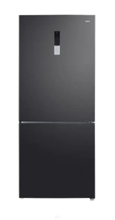 CHiQ CBM395NBS6E 396L Bottom Mount Fridge Black Steel Refrigerator