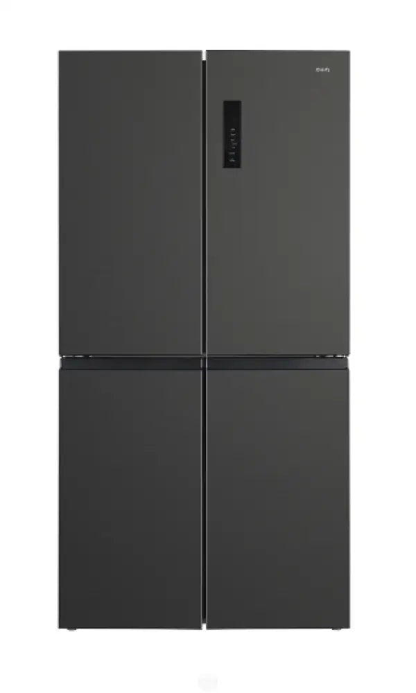 CHiQ CCD502NBS 503L Quad Door Fridge Black Steel Refrigerator