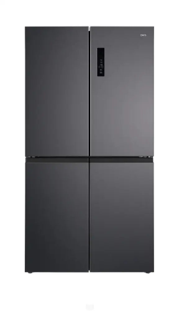 CHiQ CCD601NBS 601L Quad Door Fridge Black Steel Refrigerator