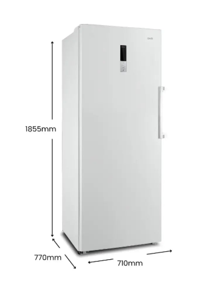 CHiQ CSH380NWL3 380L Hybrid Vertical Freezer Left Hinge White Freezer OR Fridge Hybrid
