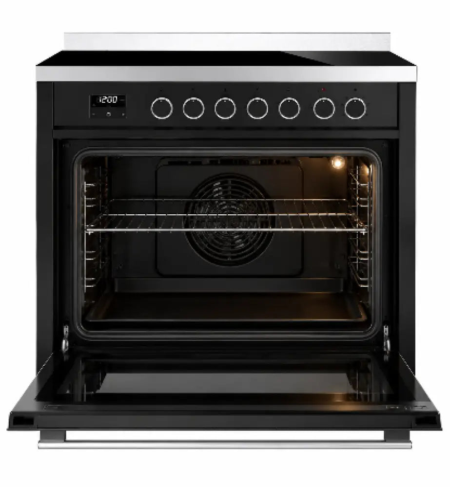Omega OFOIC908BCOM 90cm Freestanding Cooker with Induction Cooktop - Freestanding Oven