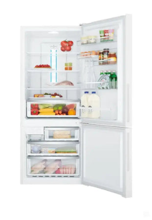 Westinghouse WBE4302WC-R 425L bottom freezer fridge - White Refrigerator
