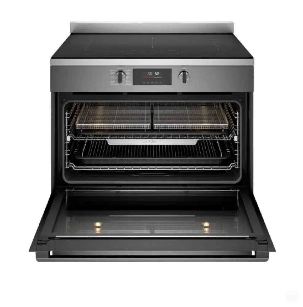 Westinghouse WFEP9757DD 90cm electric pyrolytic freestanding oven with AirFry dark stainless steel Freestanding Oven