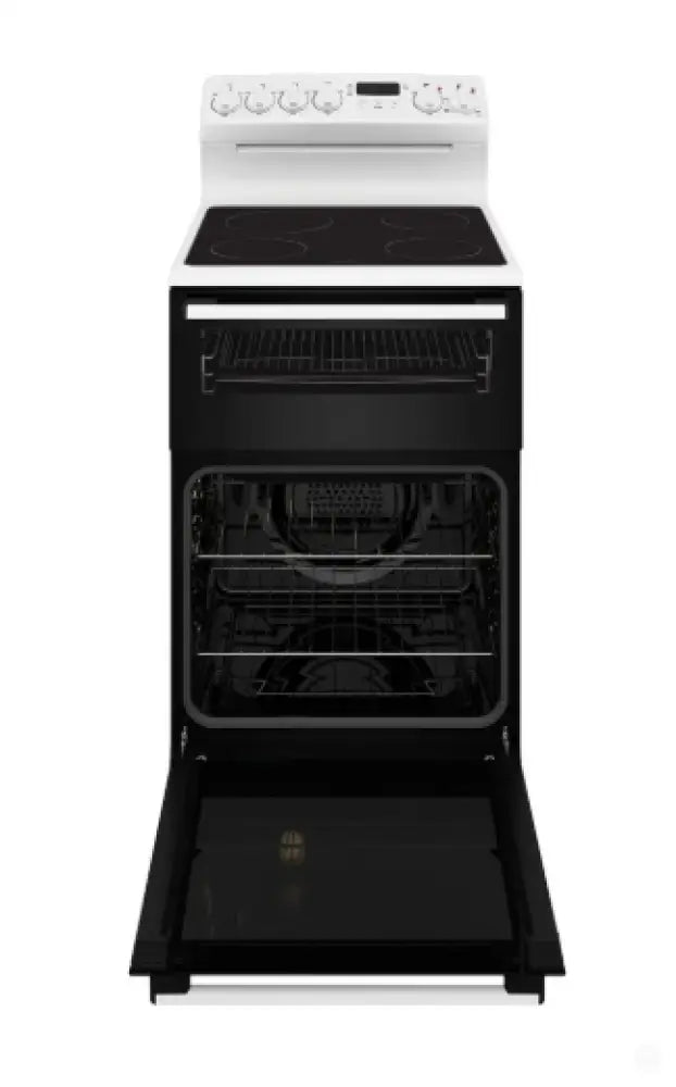 Westinghouse WLE543WCB 54cm freestanding electric oven and ceramic cooktop white Freestanding Oven