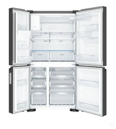 Westinghouse WQE6170BB 609L Quad Door Fridge - Matte Black Refrigerator