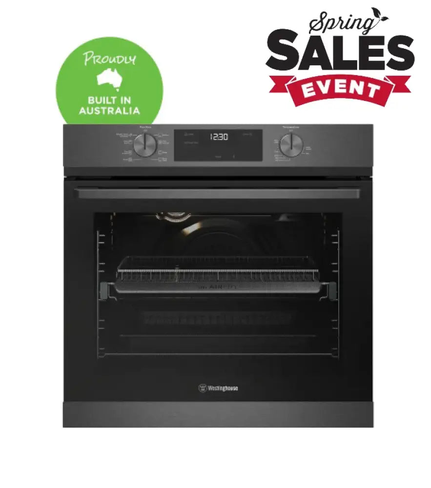 Westinghouse WVE6516DD 60cm multi function 8 oven with AirFry dark stainless steel Built in Ovens