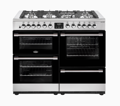 Belling BCC1100DFSS 110cm CookCentre Deluxe Dual Fuel Freestanding Cooker – Stainless Steel