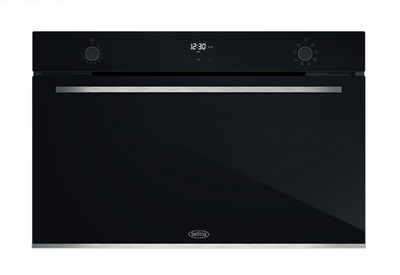 Belling BDO9608BK 90cm 8 Function Built-In Oven – Black Glass