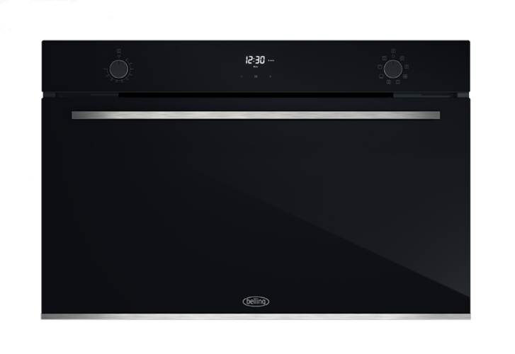 Belling BDO9608BK 90cm 8 Function Built-In Oven – Black Glass