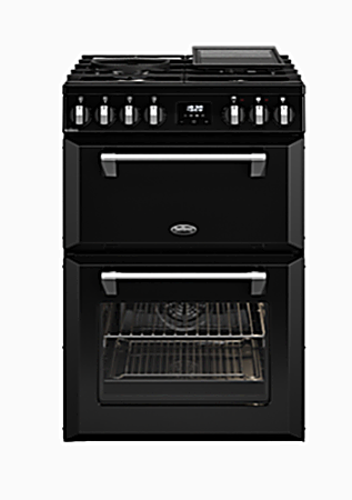 Belling BMR60DODFB 60cm Mini Richmond Dual Fuel Freestanding Cooker – Black