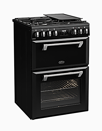 Belling BMR60DODFB 60cm Mini Richmond Dual Fuel Freestanding Cooker – Black