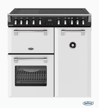Belling BRD900IWH Richmond Deluxe 90cm Induction Range Cooker – White