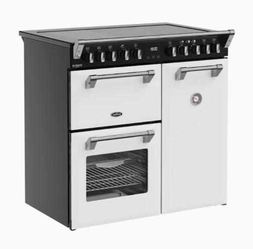 Belling BRD900IWH Richmond Deluxe 90cm Induction Range Cooker – White