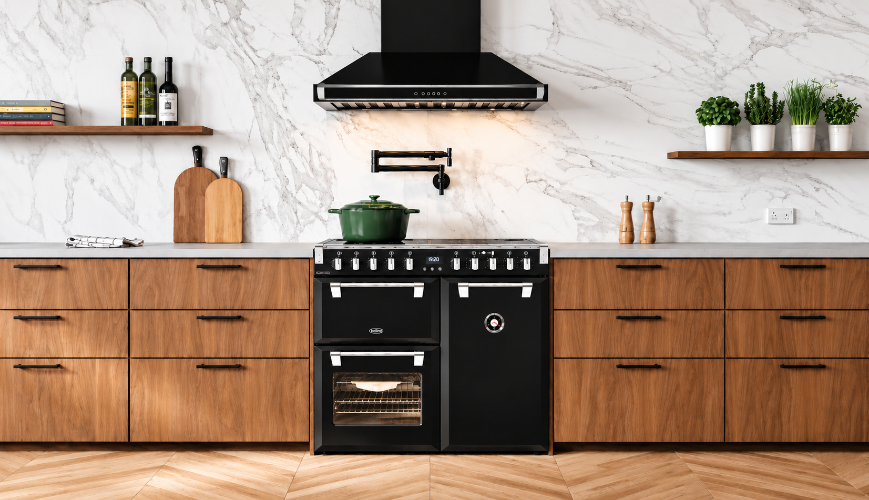 Belling BRDX90INDBL 90cm Richmond Deluxe Induction Cooker – Black