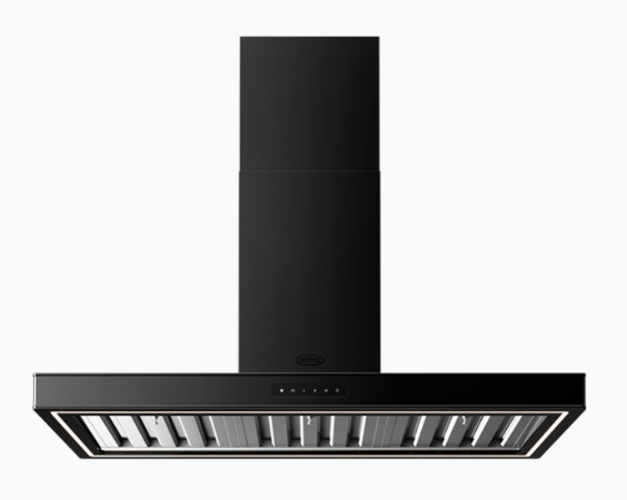 Belling BTC110BG 110cm T-Shape Canopy Rangehood – Matte Black