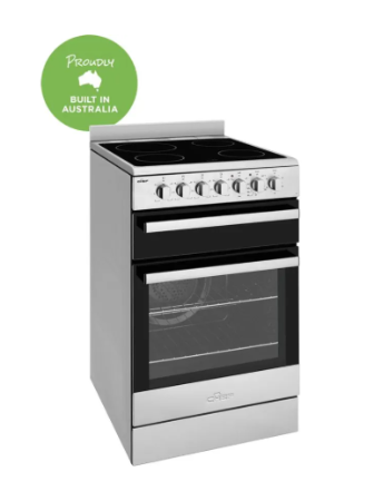 Chef CFE547SBB 54cm Freestanding Electric Cooker – Stainless Steel