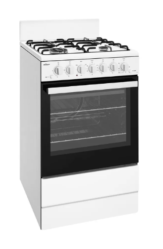 Chef CFG504WCH 54cm Freestanding Gas Cooker with Electric Grill – White